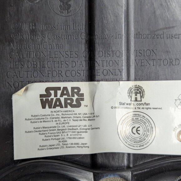 2008 Lucasfilm Rubie's Star Wars Darth Vader Child Costume w/Mask Size Small 4-6 - Picture 9 of 15